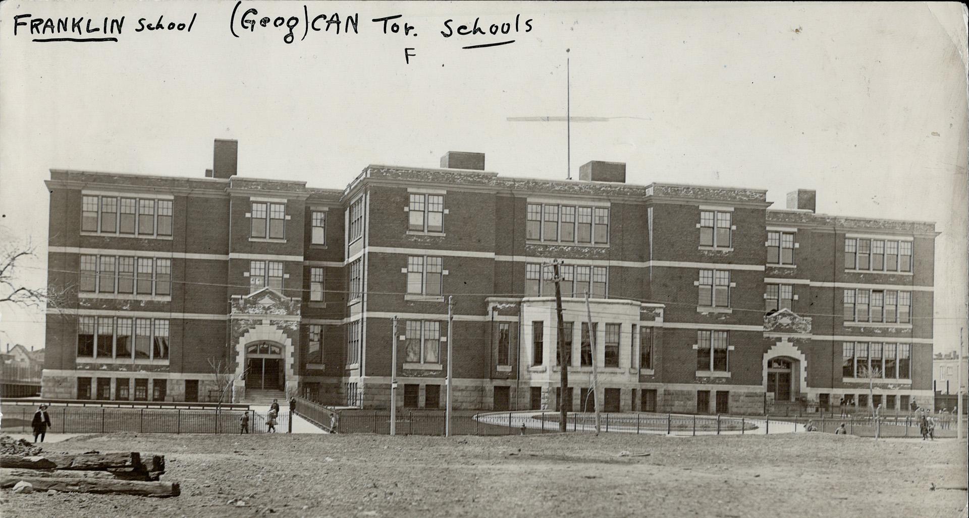 Frankland School Facade circa 1936